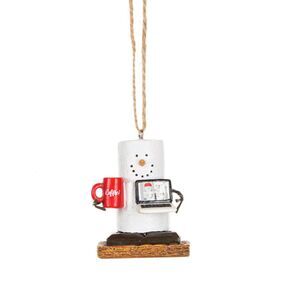 Smores Online Chat Christmas Holiday Ornament Resin